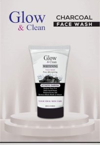 Glow & Clean Whitening Activated Charcoal Face Wash – 120ml