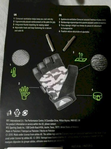 Adidas Gym Gloves (IMPORTED USA)