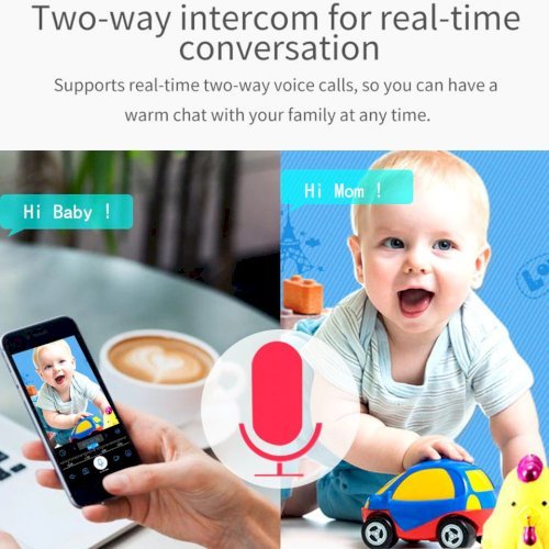 Wireless Wifi IP CCTV Security Camera V380 Dual Audio Online View 360