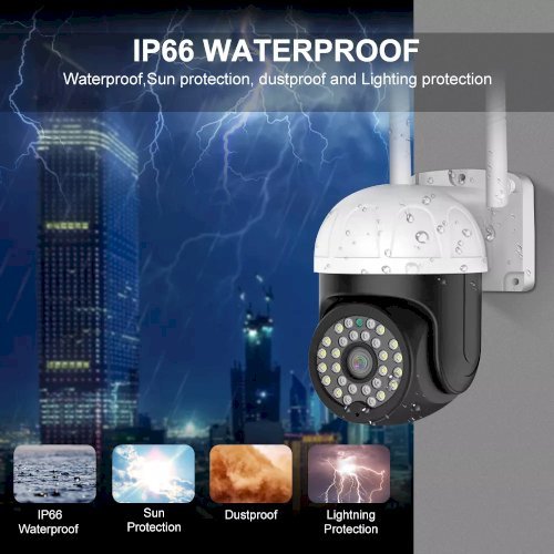 HD 1080P Wifi PTZ Outdoor Camera Pan/Tilt Onvif Wireless IP Camera