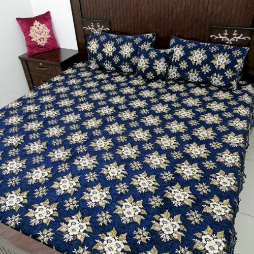 4PC Velvet Jacquard BedSheet
