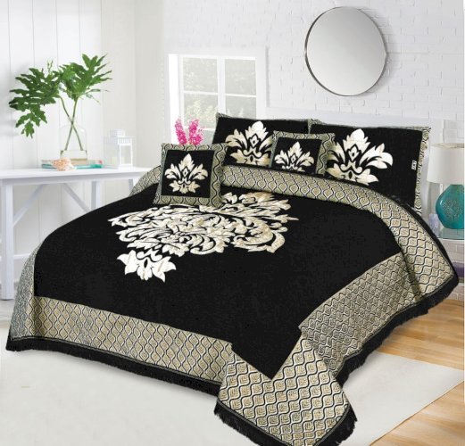 5PC Set Jacquard Bed Sheet