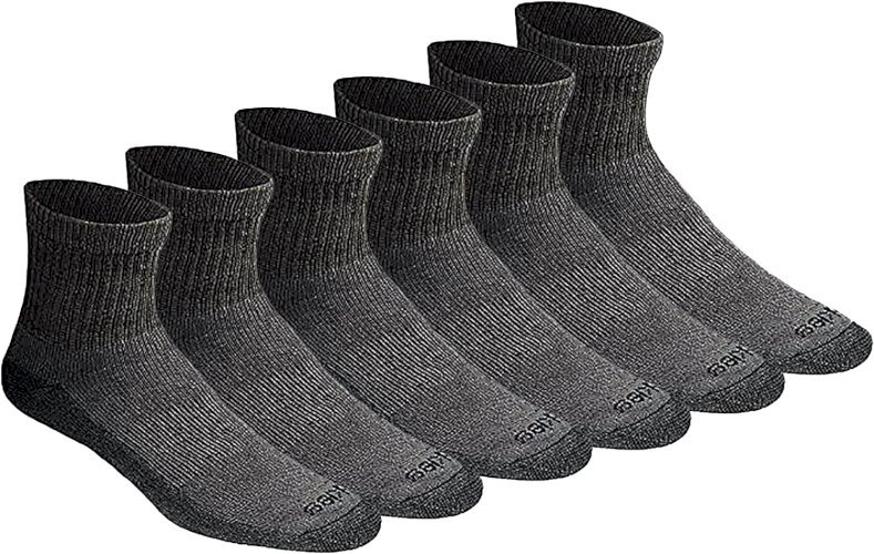 Dickies Men's Dri-tech Moisture Control 3 Pairs No Show Socks