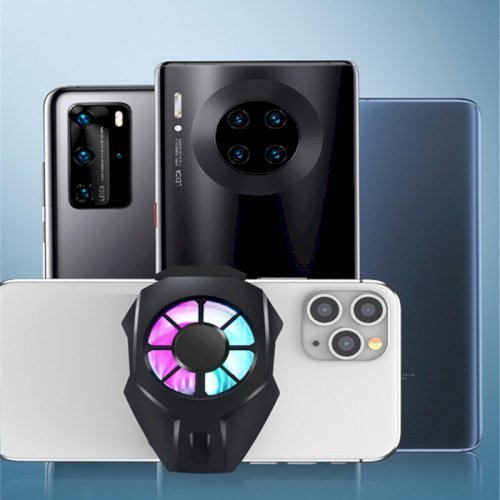 L01 Mobile Radiator Phone Cooling Fan Case Cold Wind Handle Fan for PUGB Mobile Cooler Mobile Cooling Fan