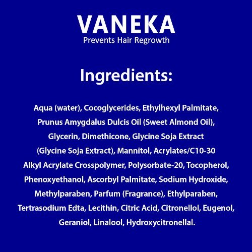 VANEKA Prevents Hair Regrowth Inhibitor (50ml)