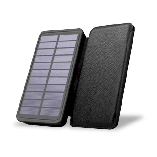 Airox Solar Power bank 10000 Mah 2A Dual Usb Port Power bank