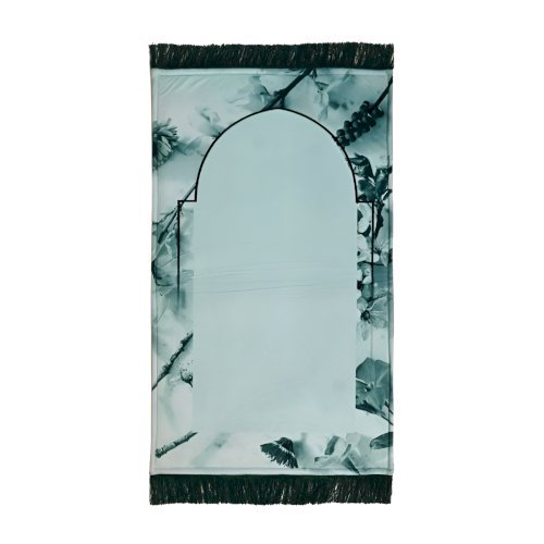 TWIGS WITH DELICATE FLOWERS JANAMAZ FOMAING PRAYER MAT