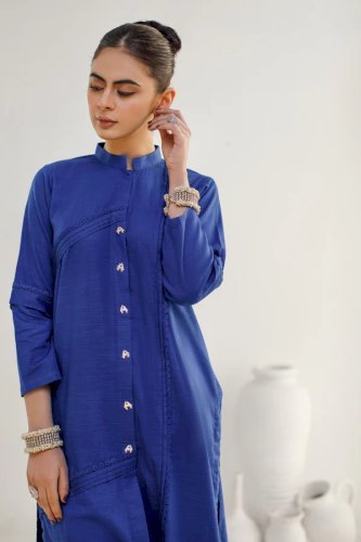 Egyptian Blue-2PC Solid Cotton