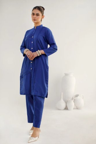 Egyptian Blue-2PC Solid Cotton