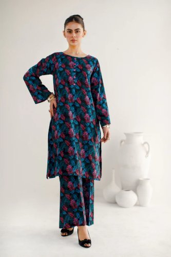 Rosemallow-2PC Printed Khaddar