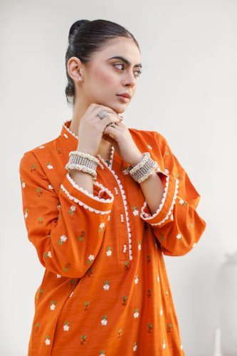 Aster-2PC Embroidered Khaddar