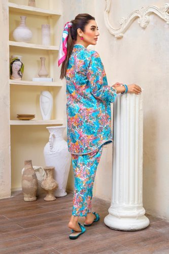 Harmony Haven-2PC Digital Printed Cotton Suit