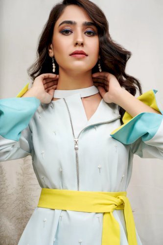 May Day- ROCOB- 04-Peplum Top With Boot Cut Pant XL