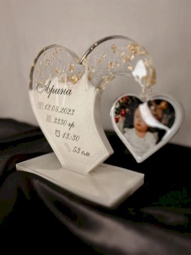 Customized Resin table holders Art Plaques & Gifts | Pressed Flowers, Gold Flakes & Marble Art