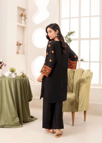 Black Color SUNY Grace 2 PCs (stitched)