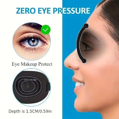 1pc Luxurious Sleep Eye Mask – Soft & Breathable Material, Adjustable Strap, Lightweight Hypoallergenic Design, Ideal for Travel, Home, Naps, and Thoughtful Gift for Parents – Latex & Moisturizer Free