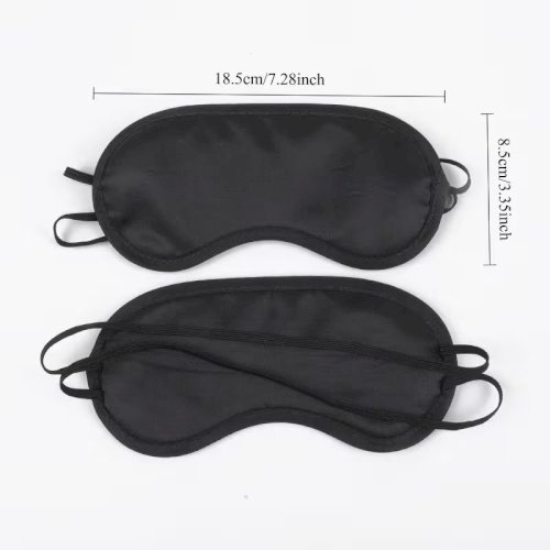 1pc Luxurious Sleep Eye Mask – Soft & Breathable Material, Adjustable Strap, Lightweight Hypoallergenic Design, Ideal for Travel, Home, Naps, and Thoughtful Gift for Parents – Latex & Moisturizer Free