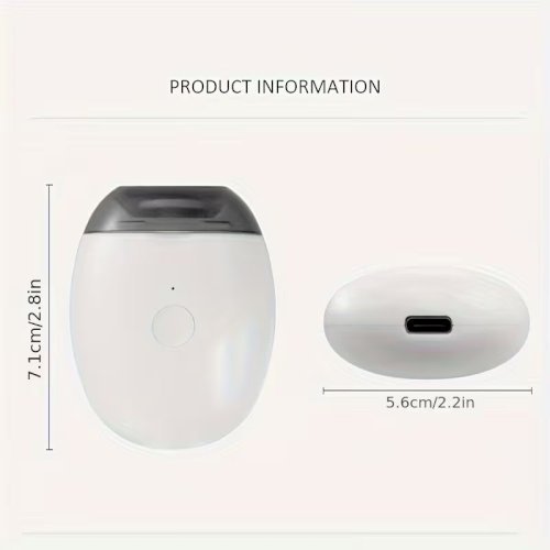 Smart Electric Nail Clipper – No-Mess, LED Light, 3-Speed Adjustable, USB Rechargeable, Safe for Children & Elderly